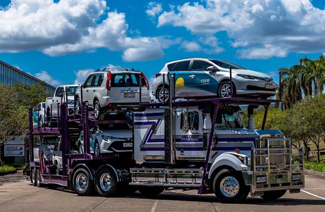 Melcrest Truck carrying cars